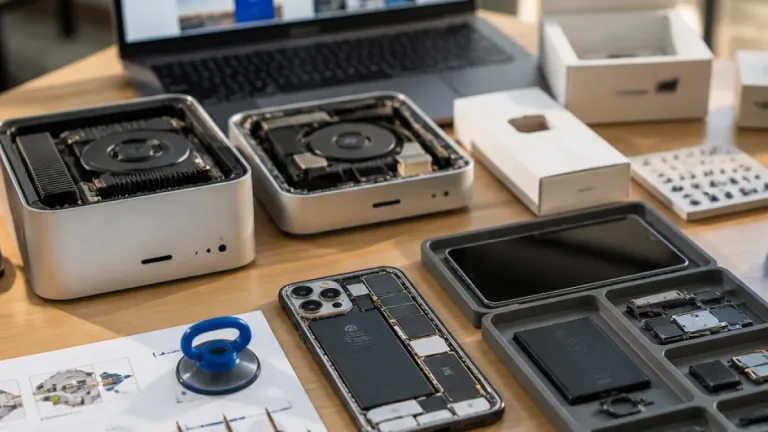 Apple étend la vente de pièces détachées aux iPhone 18 Pro et aux récents Mac mini/Mac Studio