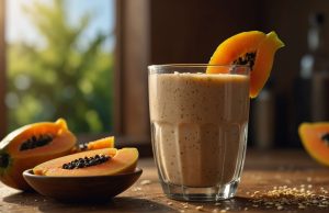 Bienfaits du smoothie papaye et avoine à jeun: un cocktail santé optimal