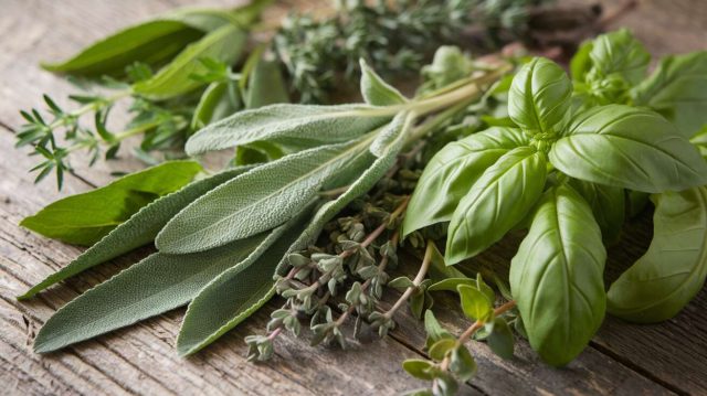 1751447948-basilic-sauge-thym-origan.jpg Ces 4 plantes aromatiques sont de vrais boucliers pour votre potager